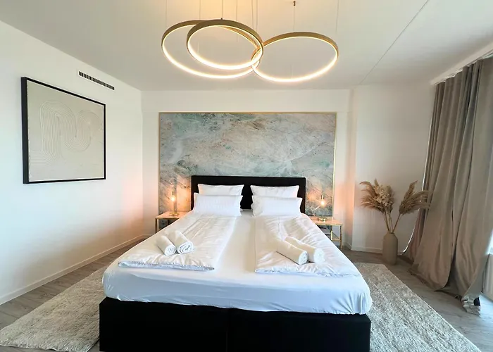 شقة New I Great View I 32 Floor I Boxspringbed And Netflix